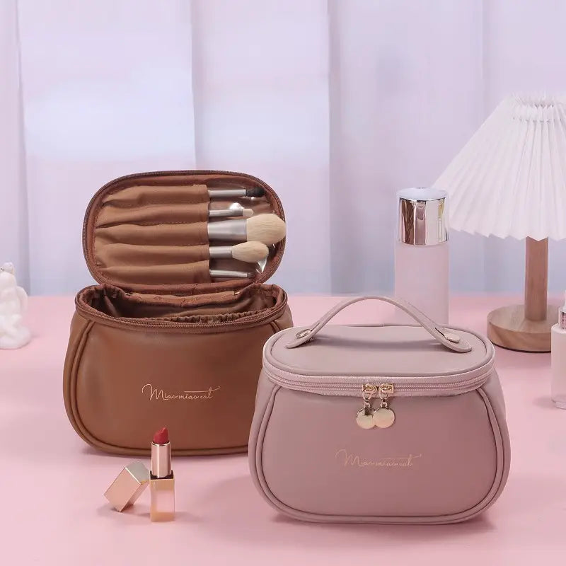 nicole miller set of 3 pink bags purse makeup bag Floral Transparent Clear  | eBay